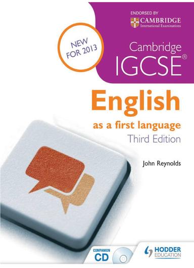 Cambridge IGCSE English as a First Language